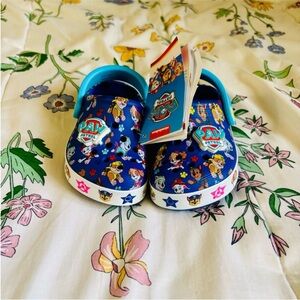 Paw Patrol Kids Blue Clogs 6c